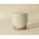 Patras 20 X 19.75 inch Cream / Light Brown Outdoor End Table